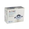 Oczko V-TAC gips GU10 okrągłe wpuszczane G-K białe+czarne VT-866-BRD 5 lat gwarancji